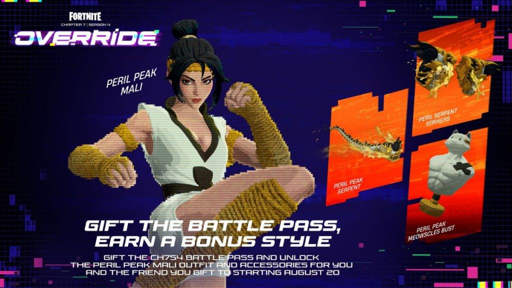 Fortnite Override Pass Gift Rewards