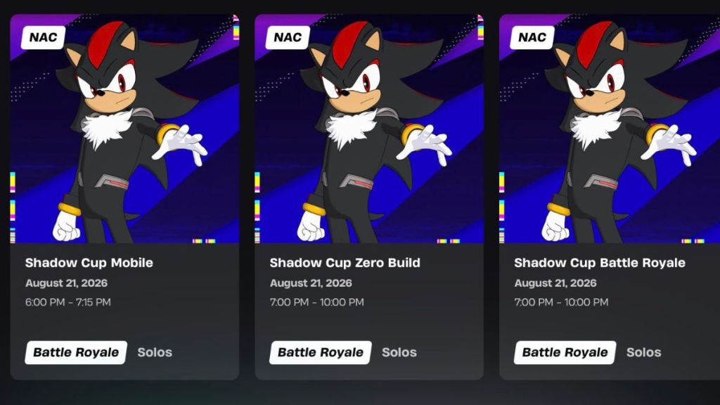 Fortnite Shadow Cups