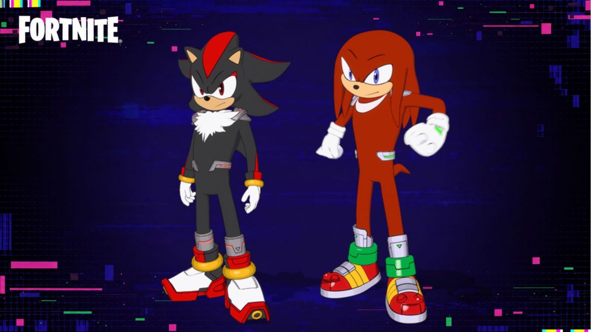 Shadow and Knuckles skins in Fortnite