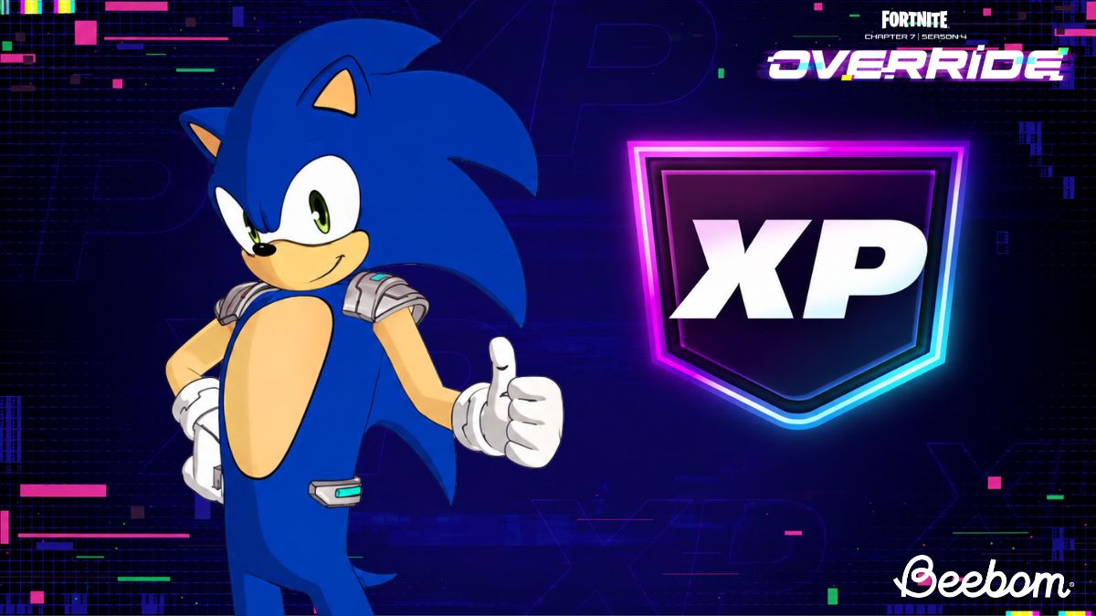 Fortnite Sonic and XP token in Chapter 7 Season 4
