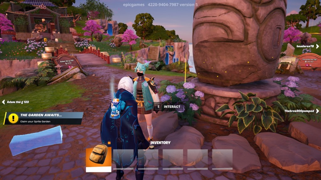 Jade in Fortnite Sprite Garden