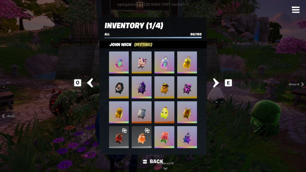 List of Sprites in Fortnite Garden