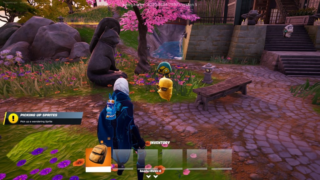 Gold Duck Sprite in Fortnite Garden