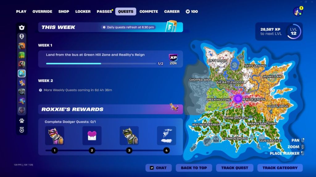 Fortnite Weekly Quests in Chapter 7 Season 4