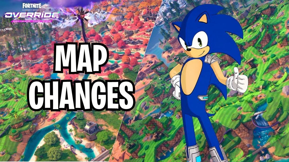 Fortnite Chapter 7 Season 4 Map Changes: All New POIs and Locations
