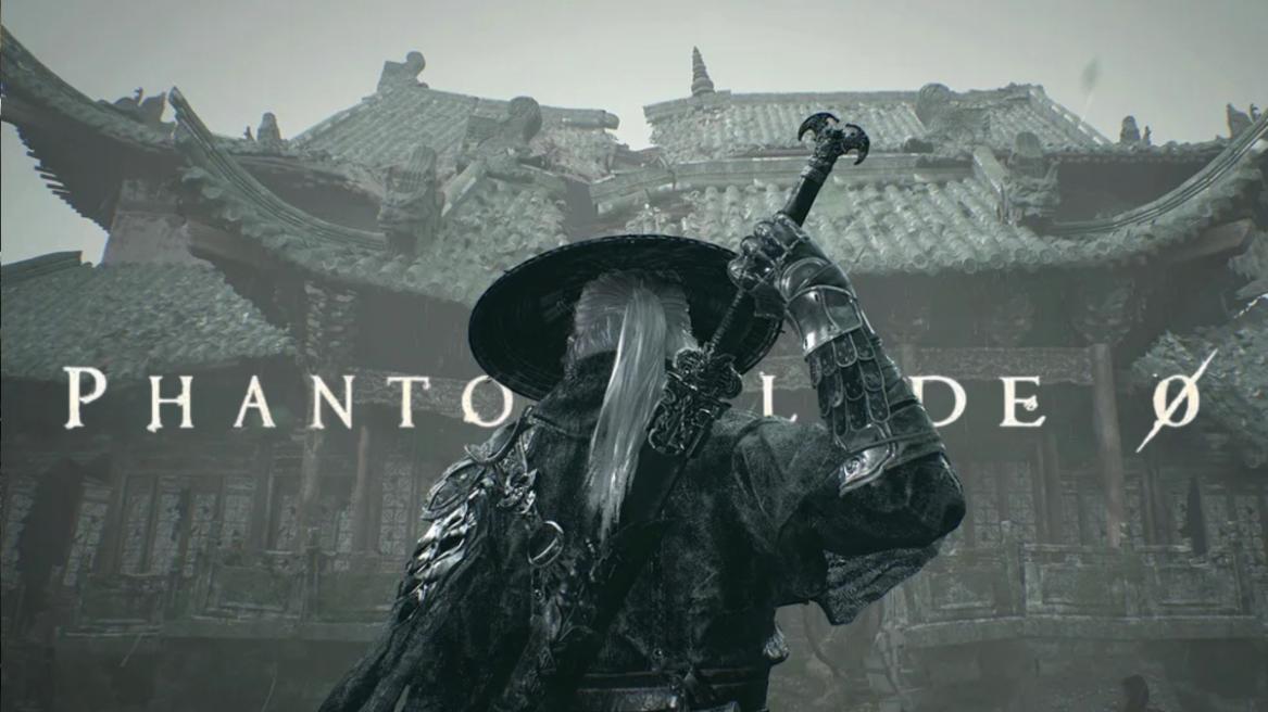 Phantom Blade Zero promotional image featuring the game's logo behind Soul, the protagonist.