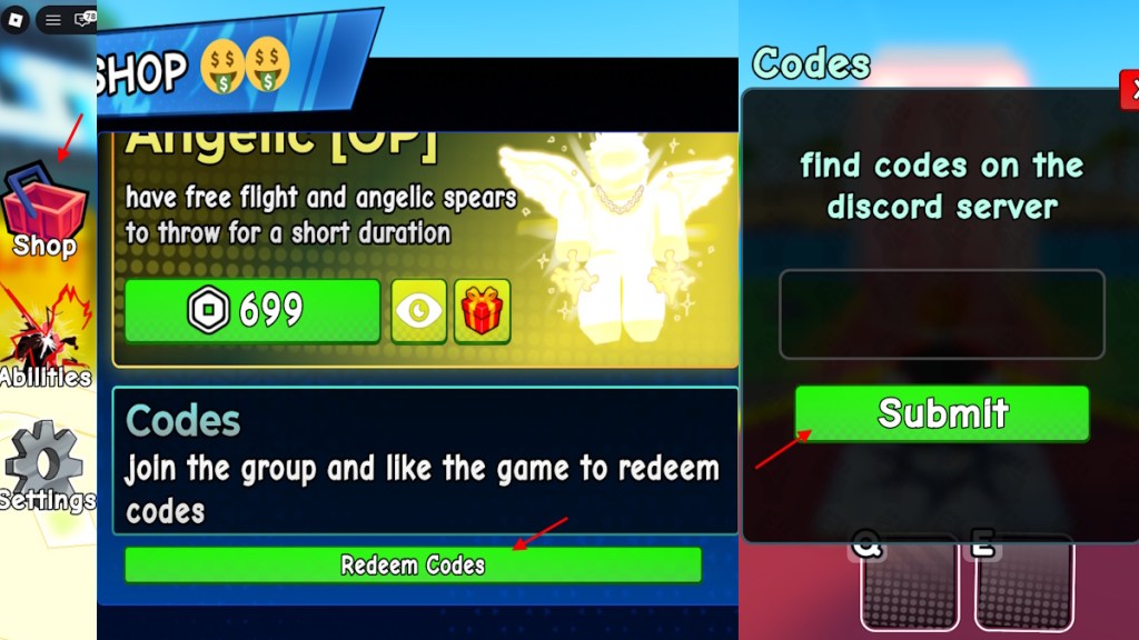 redeem Choose an Ability codes