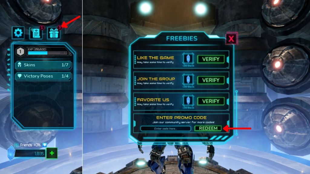 redeem Steel Crossfire Codes