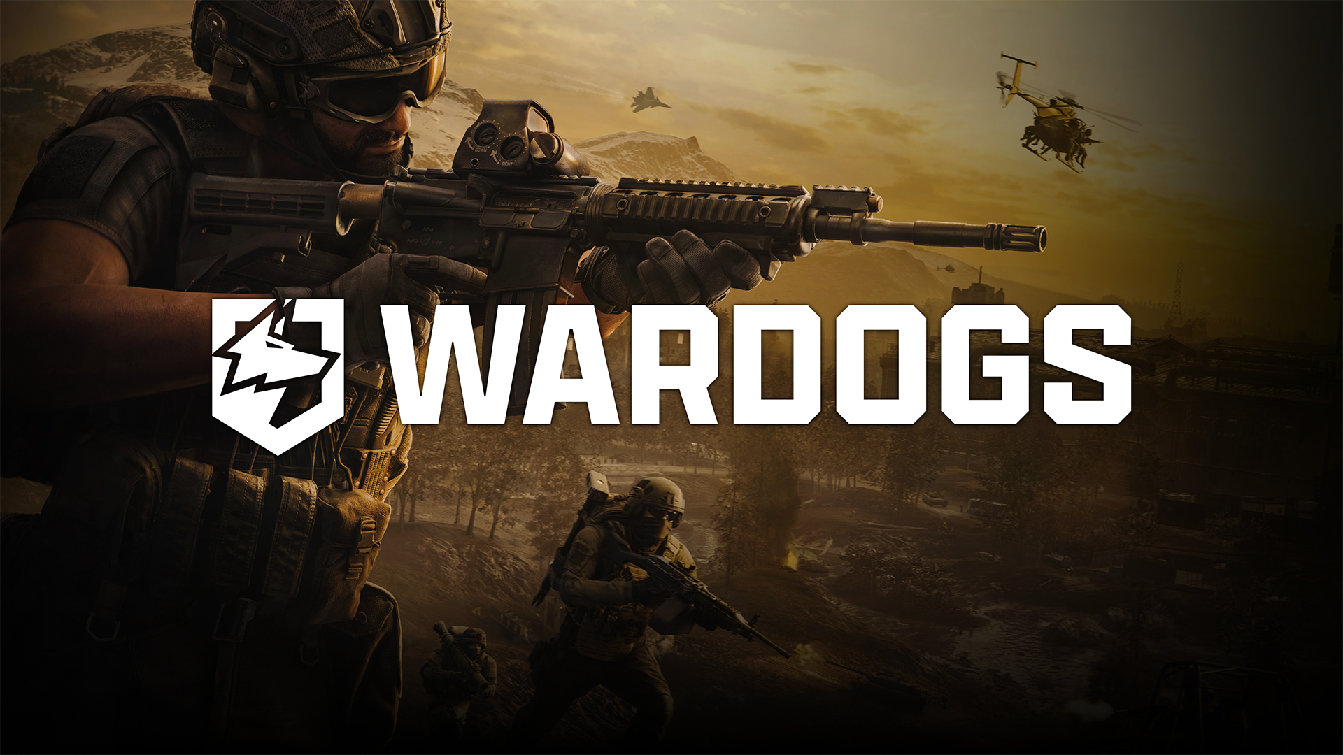 Wardogs official cover art featuring a soldier with an AR.