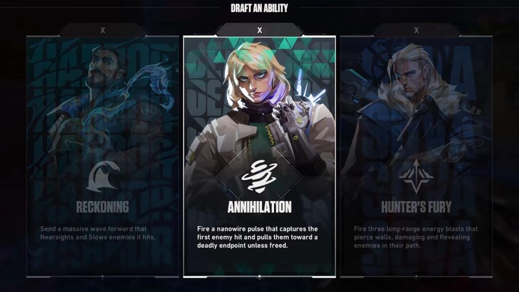 Ability Draft in Valorant Gauntlet Glitched