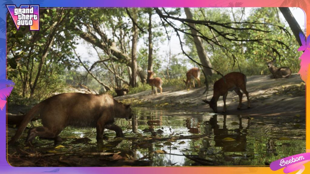 Animals in Mount Kalaga National Park in GTA 6