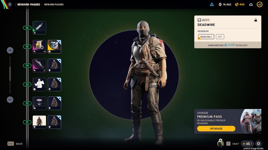 Arc Raiders Frozen Trail Reward Pass Page 6