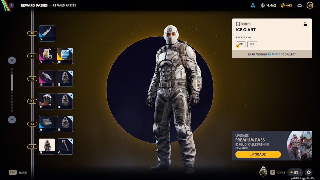 Arc Raiders Frozen Trail Reward Pass Page 8