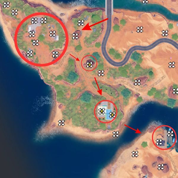 Artsy RVS Landmark in Fortnite Cheat Code locations