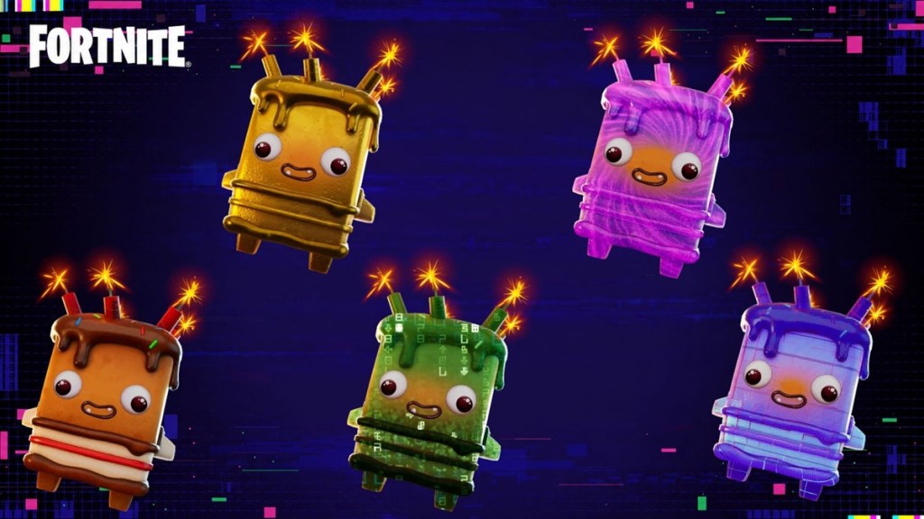 Birthday Sprite variants in Fortnite