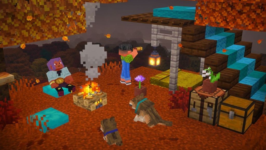 Camping in Minecraft