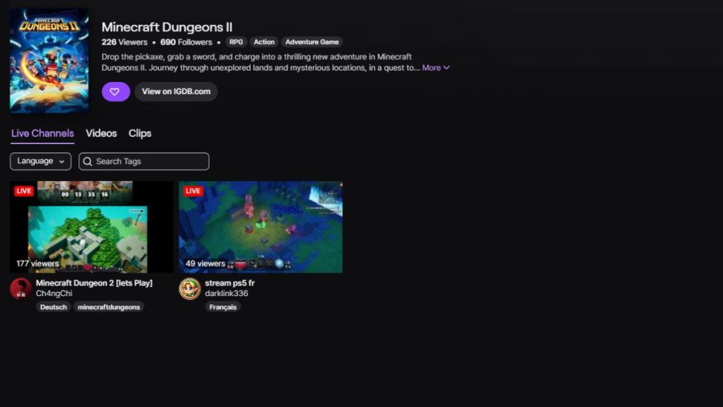 Claim the Minecraft Dungeons 2 Aurora Cape by watching twitch streams