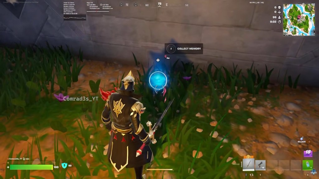 Collecting Geno's Memory in Fortnite