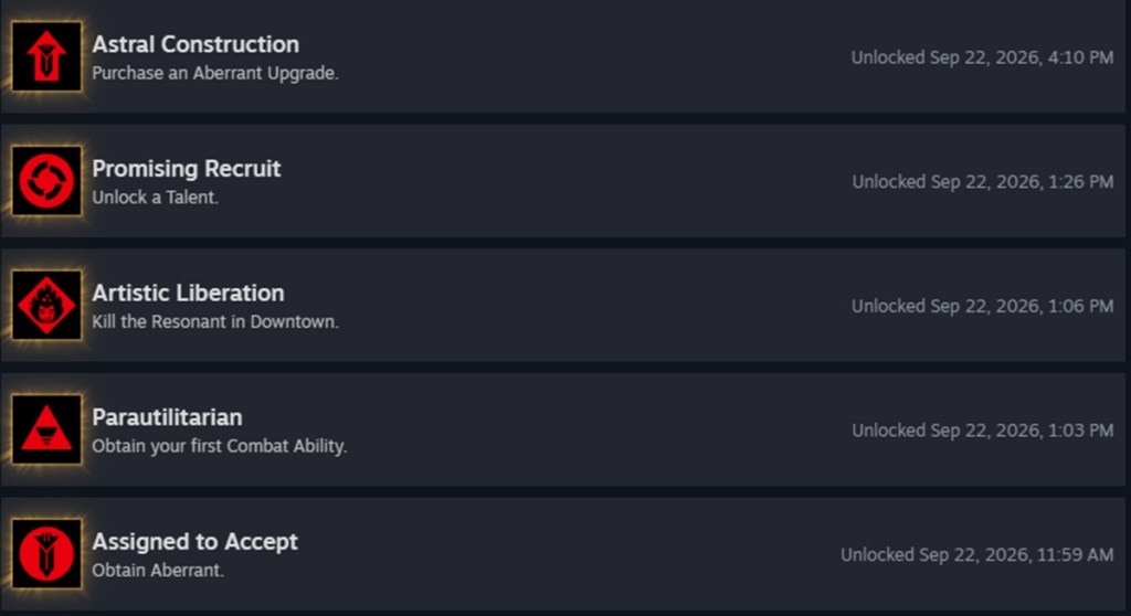 Control Resonant Achievements Steam