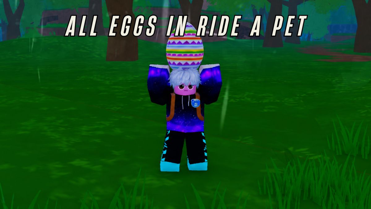 Egg in hand for Ride A Pet
