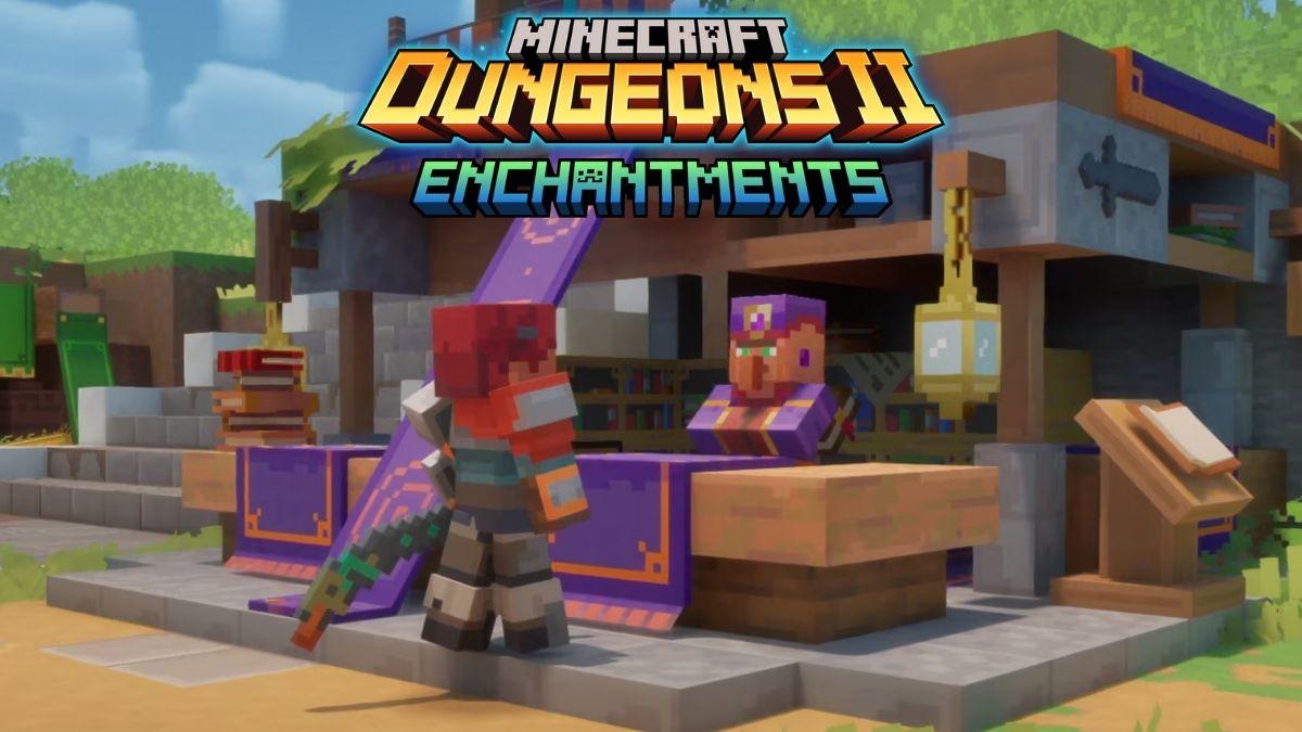 All Confirmed Enchantments in Minecraft Dungeons 2