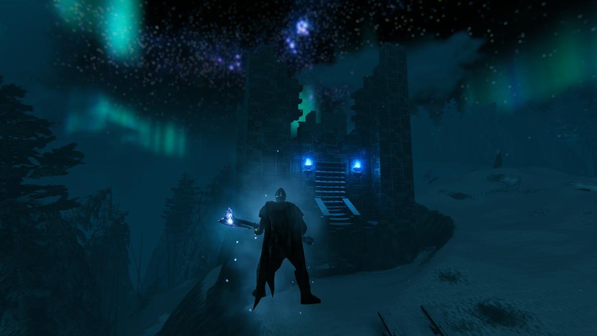 Entrance to Mörkhalla in Valheim