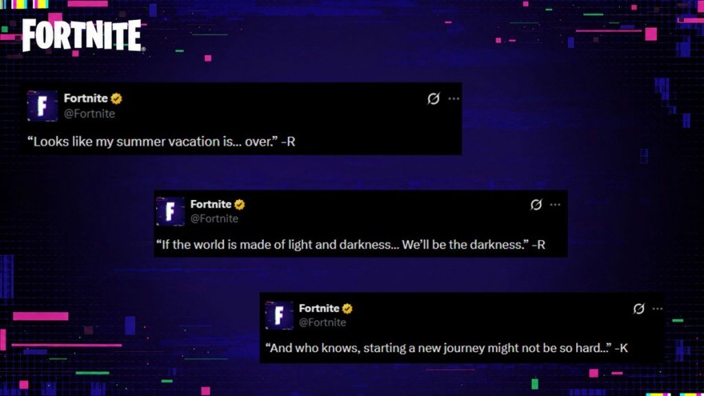 Epic Games posting cryptic messages for Kingdom Hearts Fortnite collab