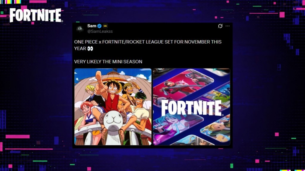 Fortnite One Piece collab leak