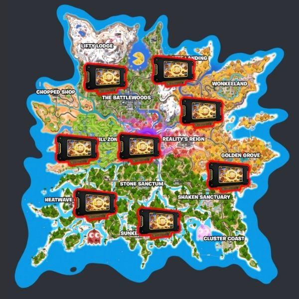 Fortnite Override Consoles Location Map