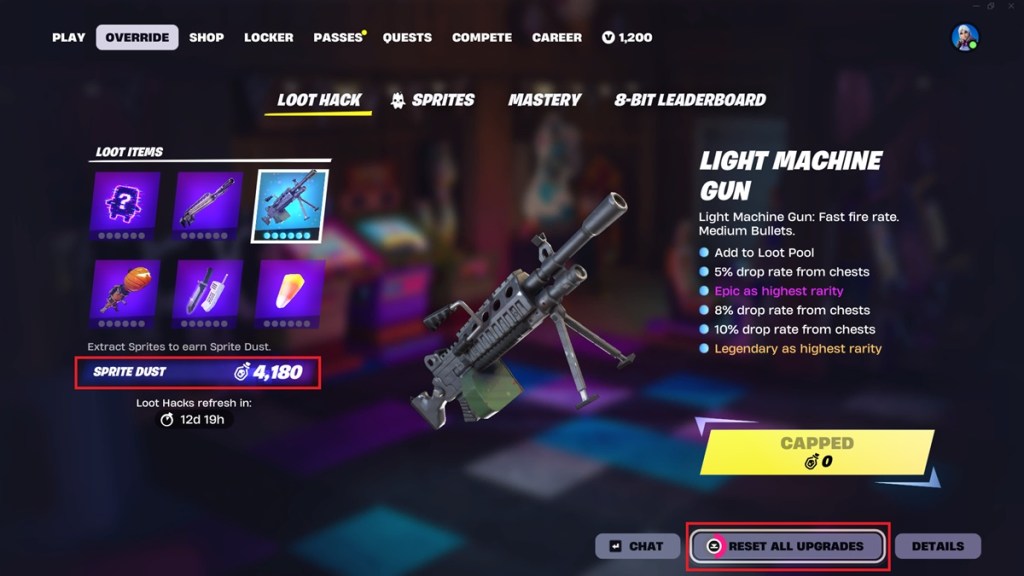 Fortnitemares 2026 Loot Hack Reset
