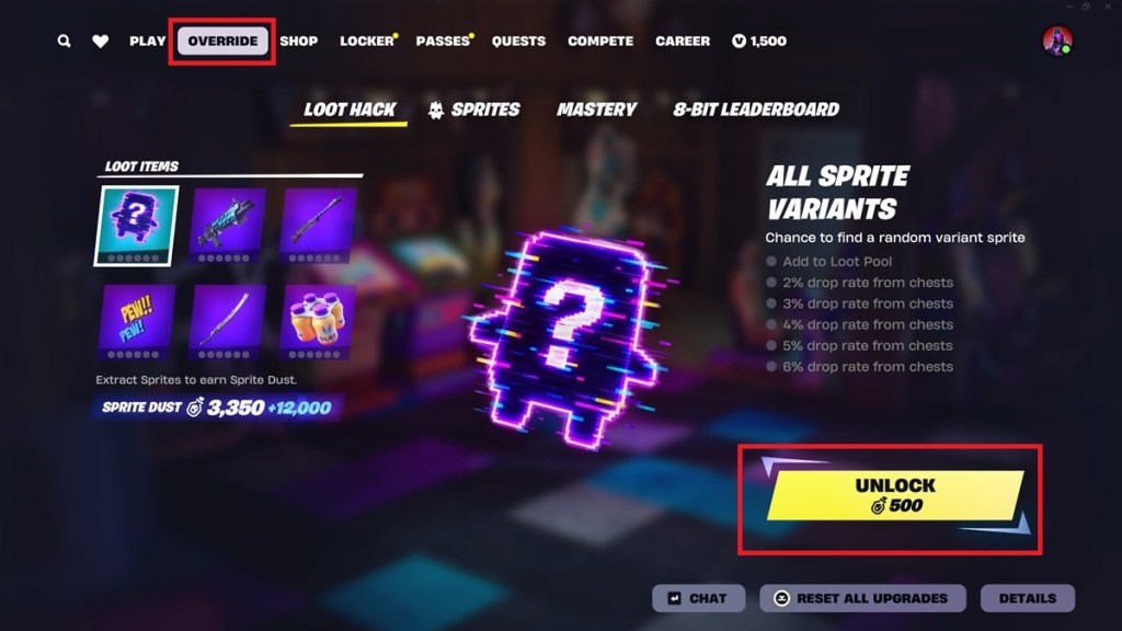 Fortnitemares 2026 Loot Hacks in Fortnite