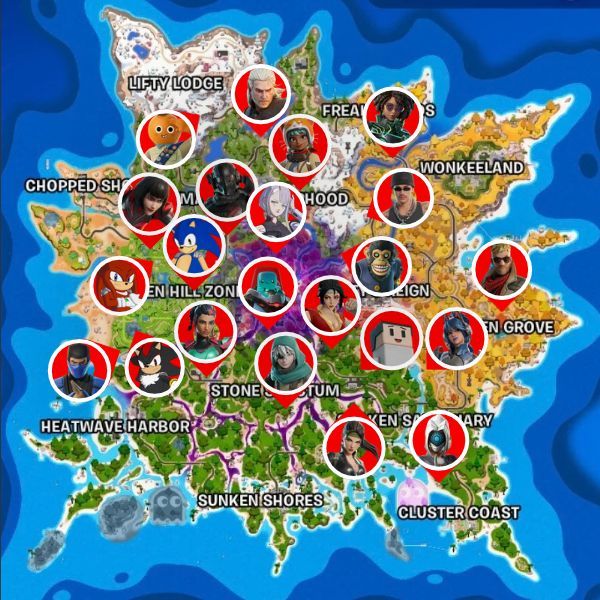 Fortnitemares 2026 NPC Chapter 7 Season 4 locations Update 42.40