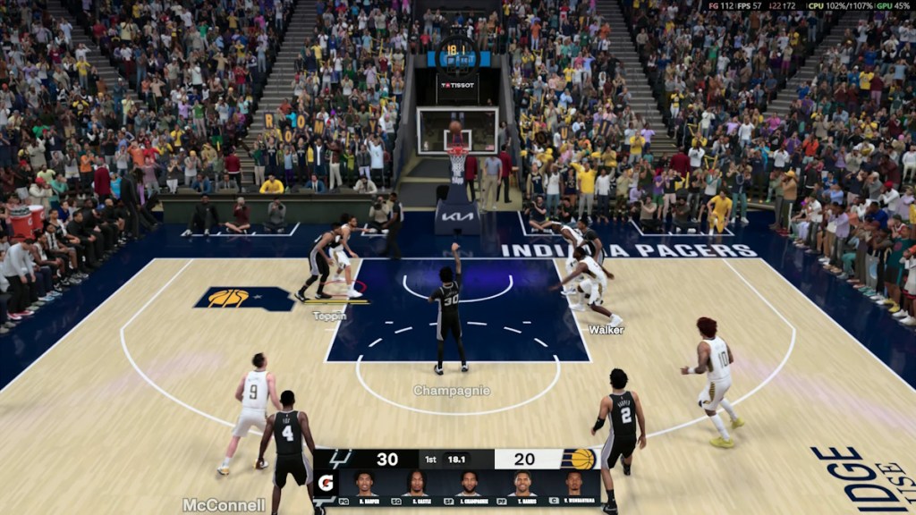 Foul point score