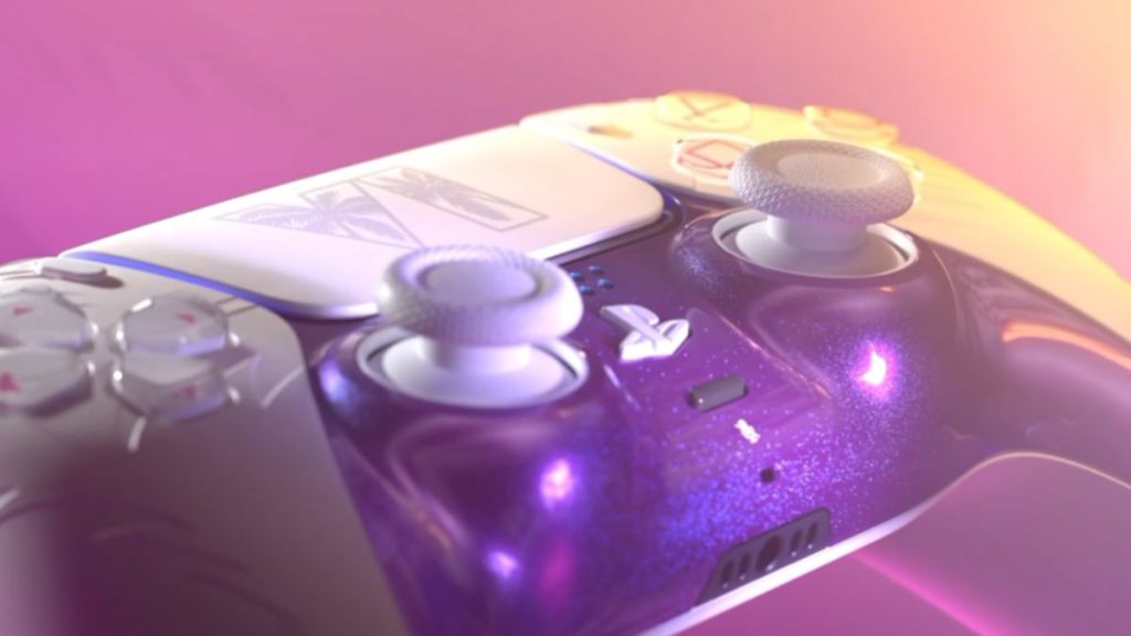 GTA 6 PS5 White Controller