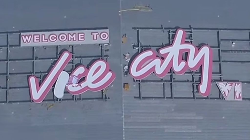 GTA 6 billboard in miami Kaseya Center