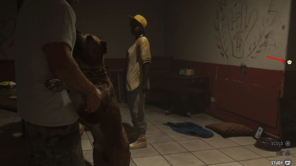 GTA 6 criminal profile after petting dog