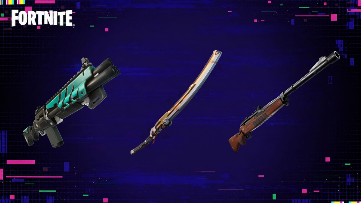 Gatekeeper Shotgun Thorne’s Vampiric Blade Hunting Rifle in Fortnite