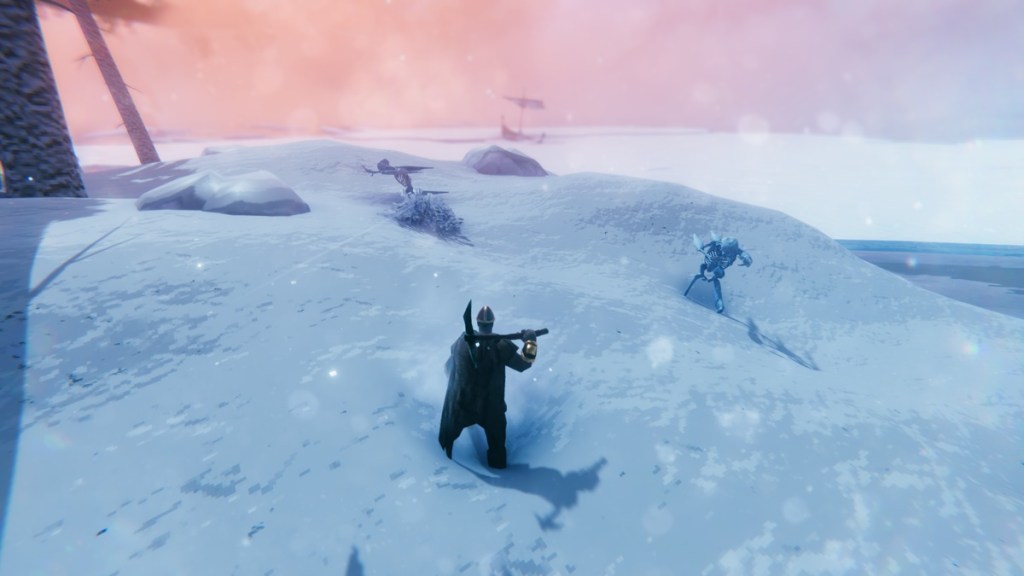 Getting ice from frozen creatures in Valheim