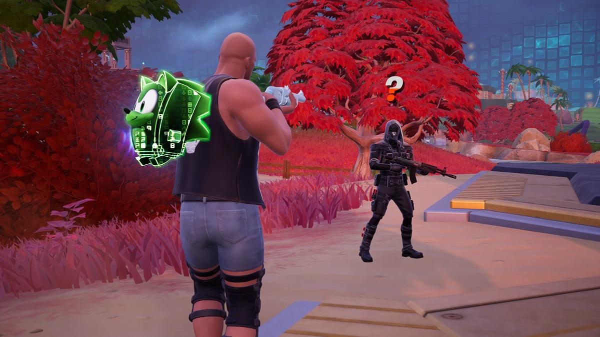 Guard defending the Override Console in Fortnite
