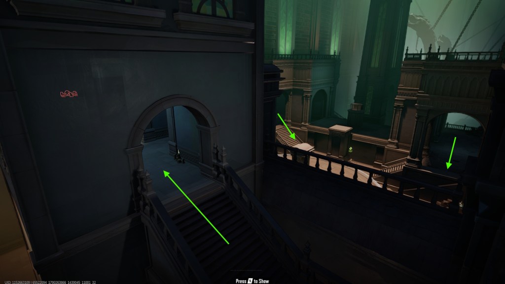 Halls of All-Knowing flank route 1 in Marvel Rivals