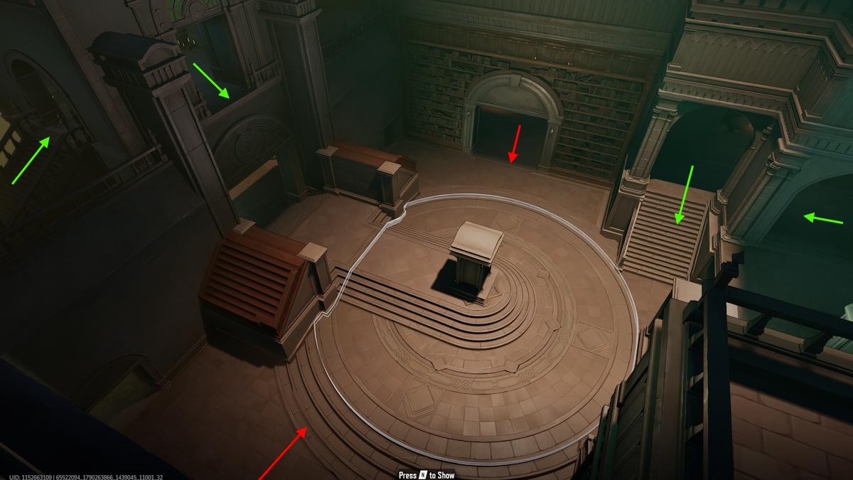 Halls of All-Knowing mission area in Marvel Rivals