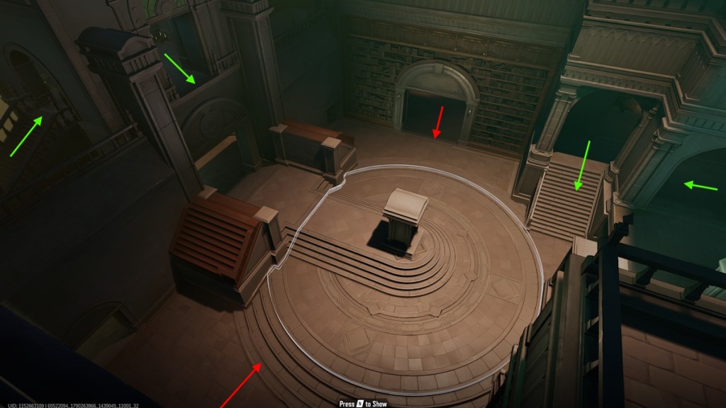 Halls of All-Knowing mission area in Marvel Rivals