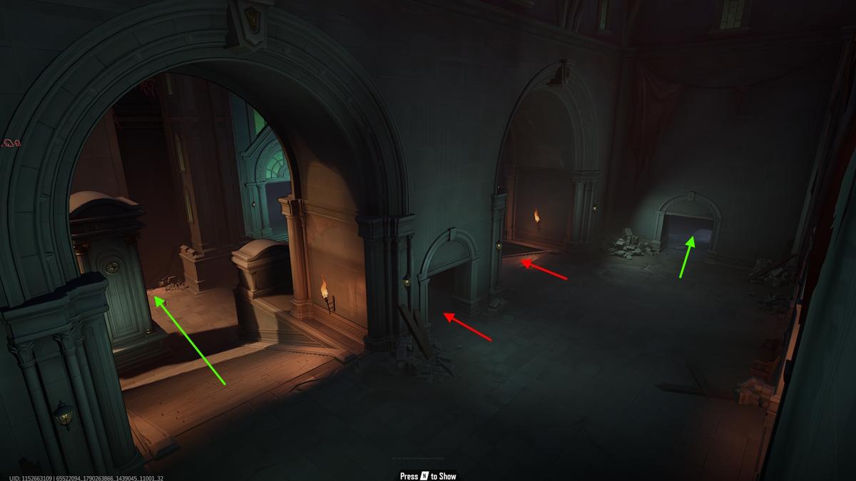 Halls of All-Knowing spawn area in Marvel Rivals