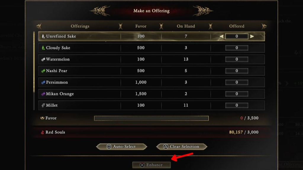 How to upgrade charms in Onimusha
