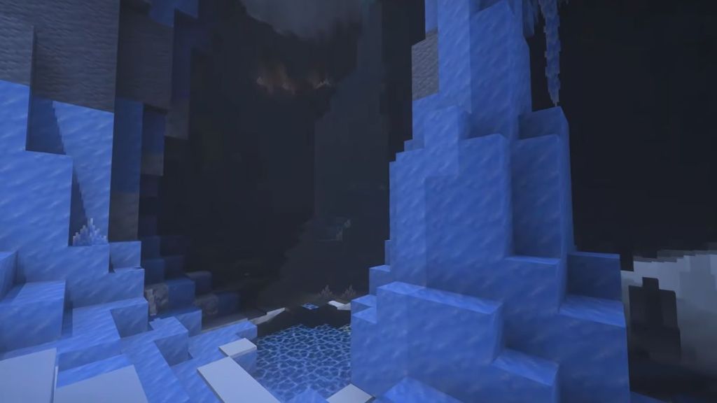 Ice Caves Biome in the Minecraft 26.4 update