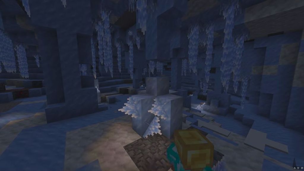 Ice Crystals as light source blocks update