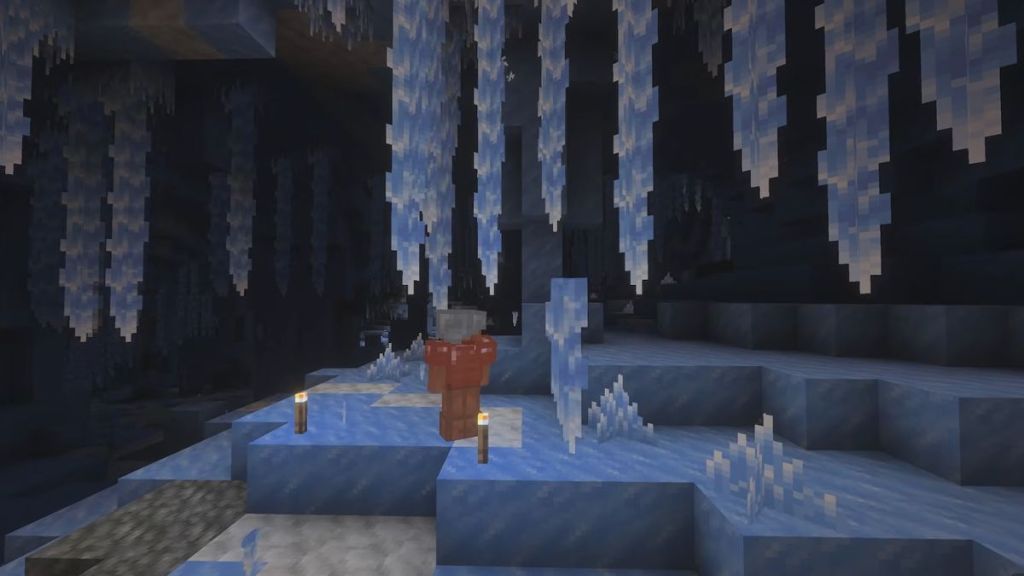 Icicles in Minecraft 26.4 update