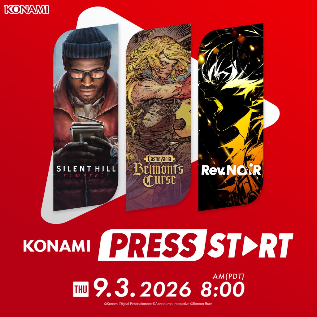 Konami Press Start Special Showcase September 3 2026