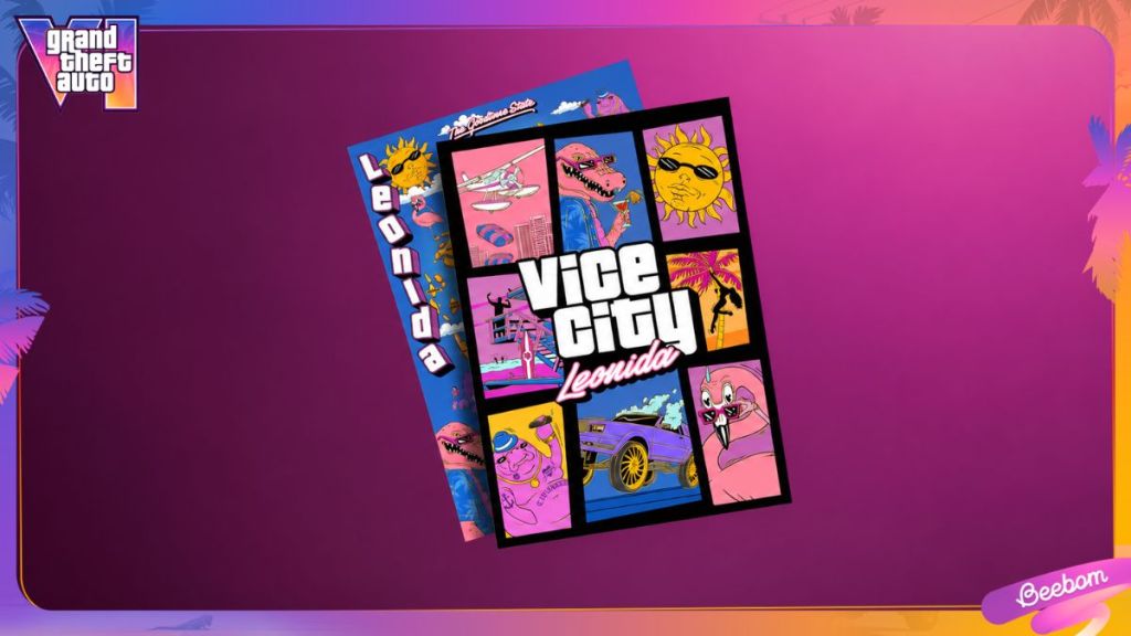 Leonida Map on GTA 6 Collector's Edition Poster
