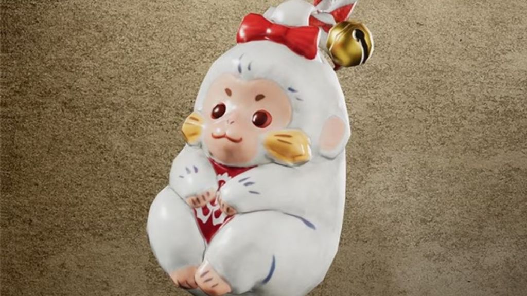Lovable Charm White Monkey Onimusha